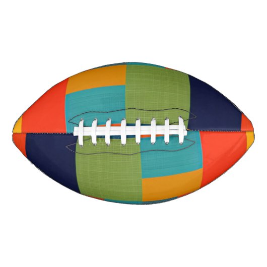 Kleurrijk Patchwork Football (Voorkant)