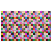 Kleurrijk Patchwork Geruit Patroonontwerp Stof (Yard (91,4 cm))