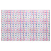Kleurrijk patchwork-retro ellephant Print Fabric Stof (Yard (91,4 cm))