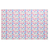 Kleurrijk patchwork-retro ellephant Print Fabric Stof (Fat Quarter)