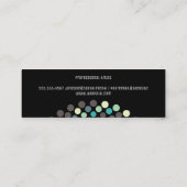 Kleurrijk | Patroon cirkelstip | Moderne kunst Mini Visitekaartje (Achterkant)