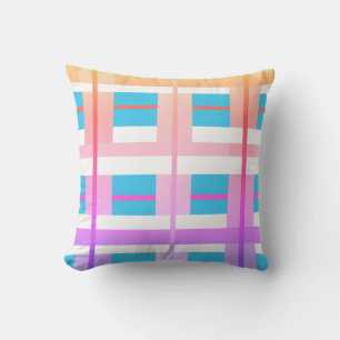 Kleurrijk patroon lijn strepen Worp kussen Cushion