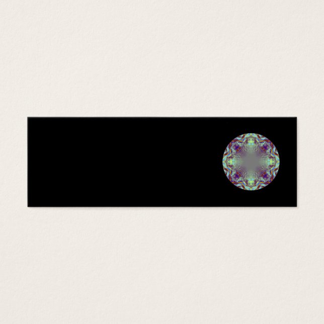 Kleurrijk patroon. mini visitekaartjes (Voorkant)