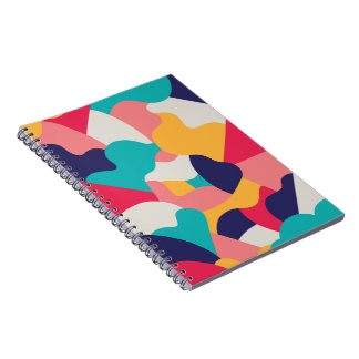 Kleurrijk patroon notitieboek
