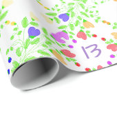 Kleurrijk patroon ontwerp cadeaupapier (Rol Hoek)
