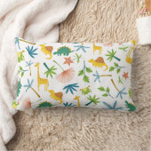 Kleurrijk patroon Safari cadeau set giraffe kinder Kussen (Deken)