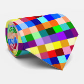 Kleurrijk Patroon Stropdas (Opgerold)