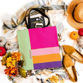 Kleurrijk patroon thema in stijlvolle uitstraling  tote bag