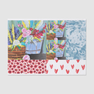 Kleurrijk Patroon Tissue Papier voor DIY