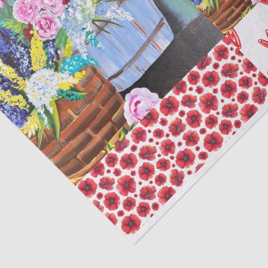 Kleurrijk Patroon Tissue Papier voor DIY (Detail)