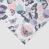 Kleurrijk patroon van de butterflies tissuepapier (Detail)