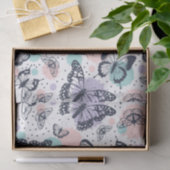 Kleurrijk patroon van de butterflies tissuepapier (Geschenk)