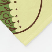 Kleurrijk patroon van de paaseieren van Retro East Fleece Deken (Hoek)