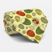 Kleurrijk patroon van de paaseieren van Retro East Stropdas (Opgerold)