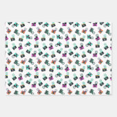 Kleurrijk patroon van Flash-camera Retro Inpakpapier Vel (Voorkant 2)