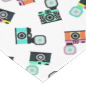 Kleurrijk patroon van Flash-camera Retro Tafelkleed (Gekanteld)