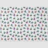 Kleurrijk patroon van Flash-camera Retro Tissuepapier (Voorkant)