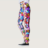 Kleurrijk patroon van jumelages leggings (Links)