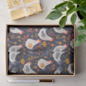  kleurrijk patroon van kippenillustraties tissuepapier (Geschenk)