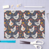  kleurrijk patroon van kippenillustraties tissuepapier (Craft)