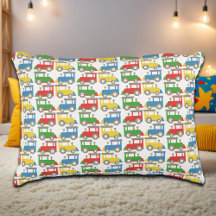 Kleurrijk patroon van kleine treinen