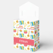 Kleurrijk patroon van muziekinstrumenten voor kind bedankdoosjes (Geopend)