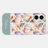 kleurrijk patroon van pompoen en bladeren Case-Mate iPhone case (Achterkant (horizontaal))