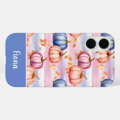 kleurrijk patroon van pompoen en bladeren Case-Mate iPhone case (Achterkant (horizontaal))
