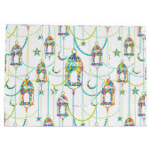 Kleurrijk patroon van Ramadan-symbolen 2 Groot Cadeauzakje (Achterkant)