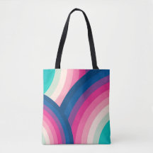 Kleurrijk patroon van regenboogcirkels |