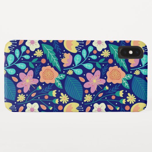 Kleurrijk patroon van schattig schattig veer Case-Mate iPhone case (Achterkant (horizontaal))