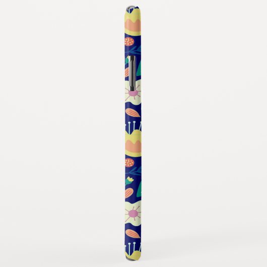 Kleurrijk patroon van schattig schattig veer Case-Mate iPhone case (Achterkant/rechts)