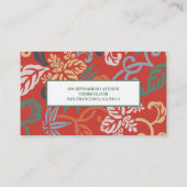 Kleurrijk  Patroon Visitekaartje (Achterkant)