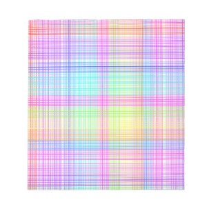 Kleurrijk patroonpatroon notitieblok