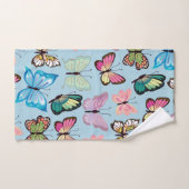 Kleurrijk patroonpatroonpasta lichtblauw bad handdoek (Handdoek)