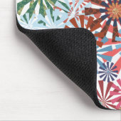 Kleurrijk patroonvormig vormgeving muismat (Hoek)