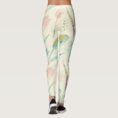 Kleurrijk penseelpatroon leggings (Achterkant)