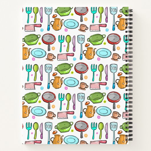 Kleurrijk persoonlijk recept boek (Achterkant)