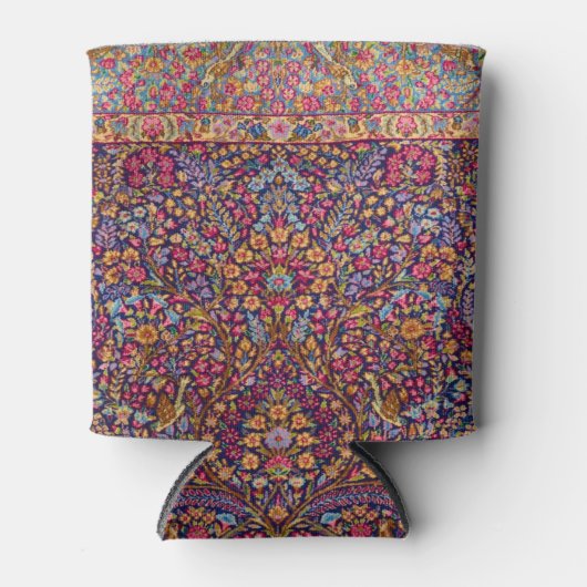 Kleurrijk Perzisch Rug Patroon Blikjeskoeler (Voorkant)