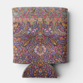 Kleurrijk Perzisch Rug Patroon Blikjeskoeler (Achterkant)