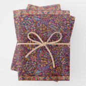 Kleurrijk Perzisch Rug Patroon Inpakpapier Vel (In situ)