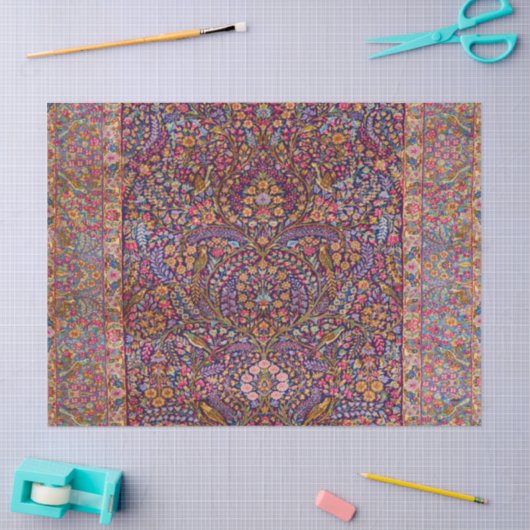 Kleurrijk Perzisch Rug Patroon Tissuepapier (Craft)