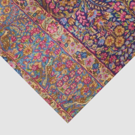 Kleurrijk Perzisch Rug Patroon Tissuepapier (Detail)