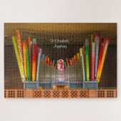 Kleurrijk pijporgel in Augsburg puzzel Legpuzzel (Horizontaal)