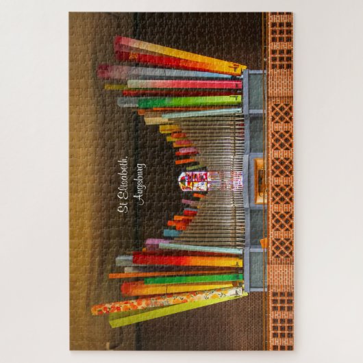 Kleurrijk pijporgel in Augsburg puzzel Legpuzzel (Verticaal)
