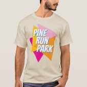 Kleurrijk Pine Run Park T-shirt (Voorkant)