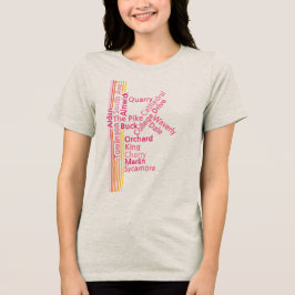 Kleurrijk Pine Run Park T-shirt