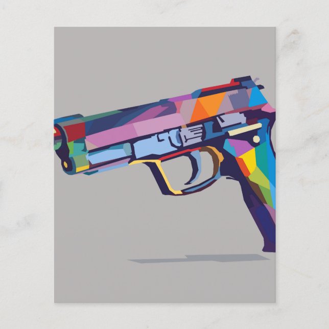 kleurrijk pistool (Voorkant)