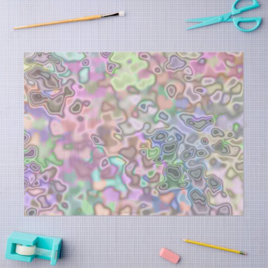 Kleurrijk plakpapier voor pasta's tissuepapier (Craft)