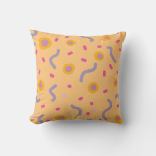 Kleurrijk Plezier Abstracte Stippen #patroon Kussen